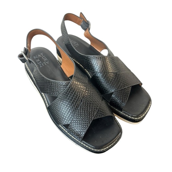 Naturalizer | Halifax | Women’s Leather Platform Sandals | Size 9.5 - Picture 2 of 6